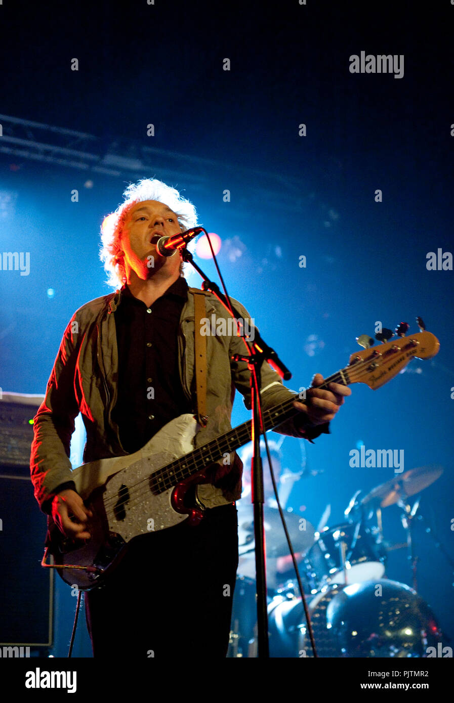 Belgian indie pop-rock band Sharko performing at the Nuits du Botanique festival in Brussels (Belgium, 13/05/2009 - Alamy