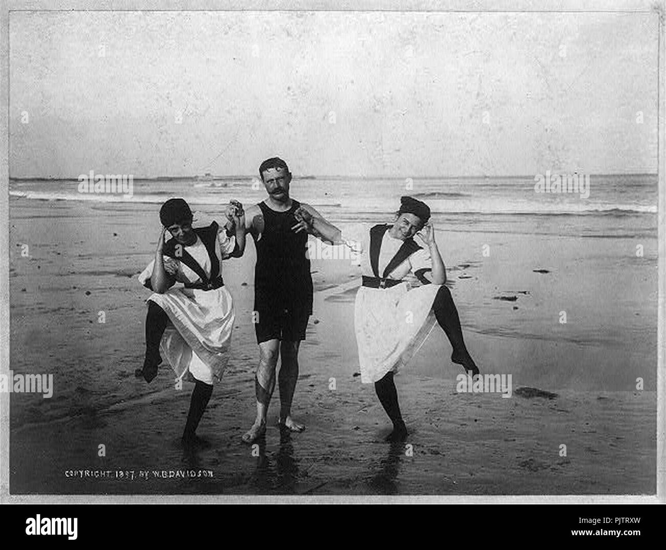 Bathers Black and White Stock Photos & Images - Alamy