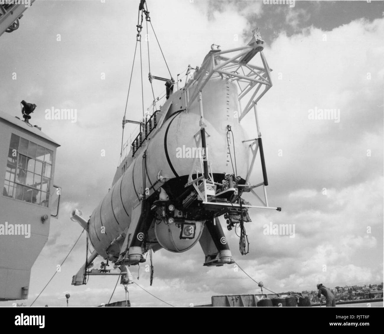 Bathyscaphe Trieste II Stock Photo - Alamy