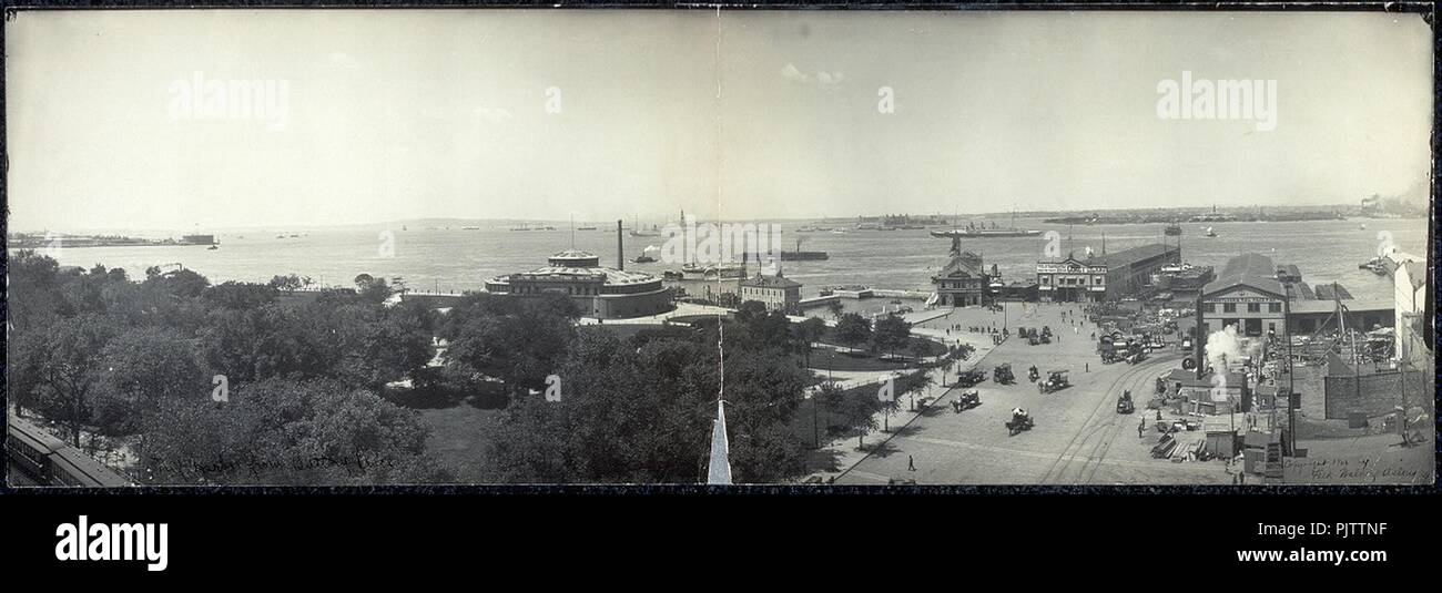 Battery Place Park in 1902 Stock Photo Alamy Battery Place Park in 1902 Stock Photo Alamy