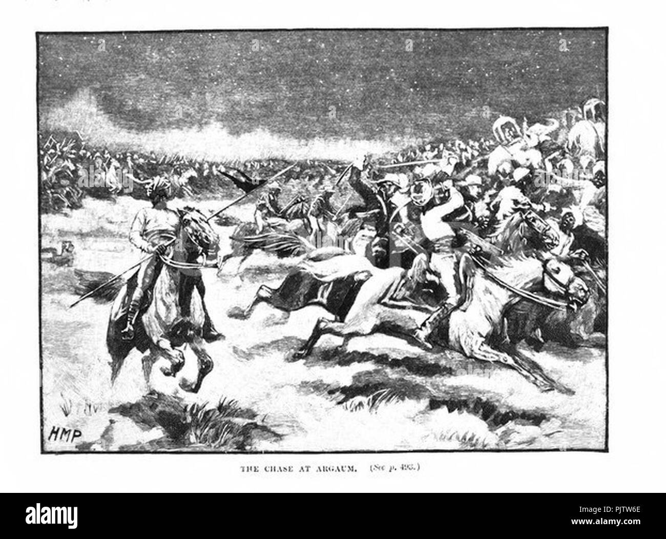 Battle of Argaon Stock Photo Alamy
