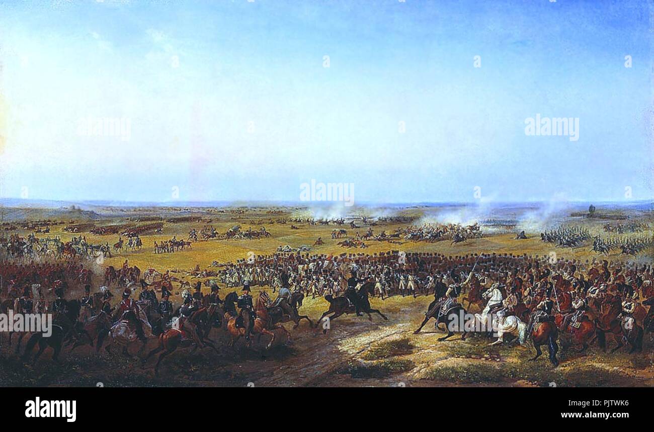 Battle of La Fere-Champenoise by Timm. Stock Photo
