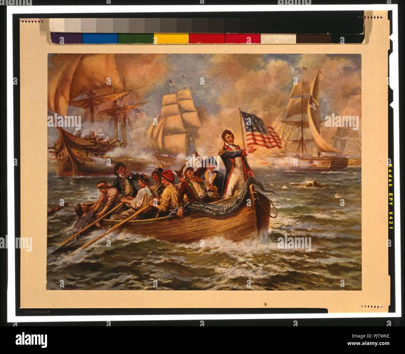 Battle of Lake Erie Stock Photo Alamy