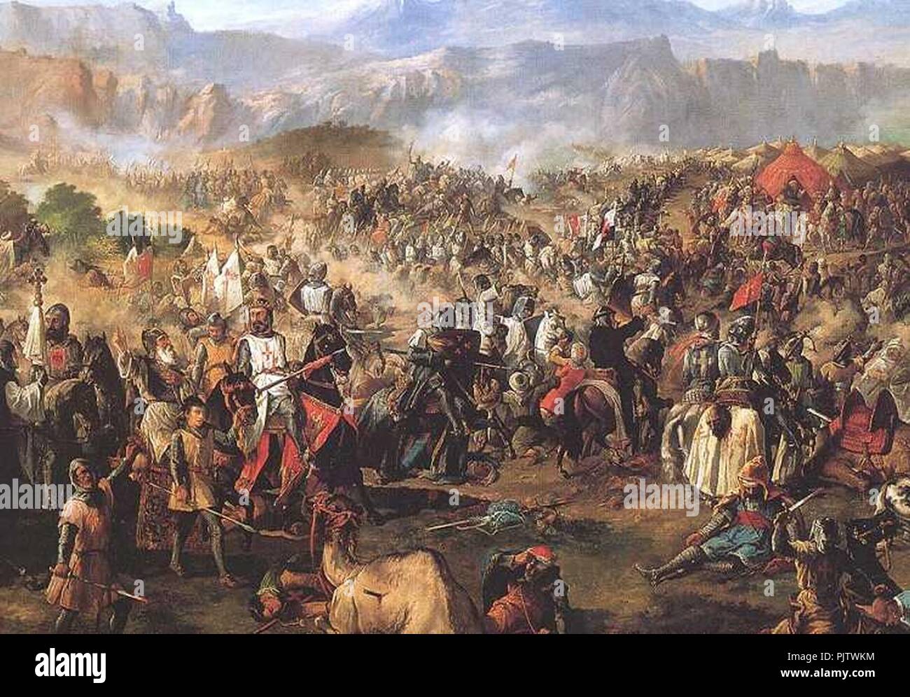 Battle of Las Navas de Tolosa Stock Photo - Alamy