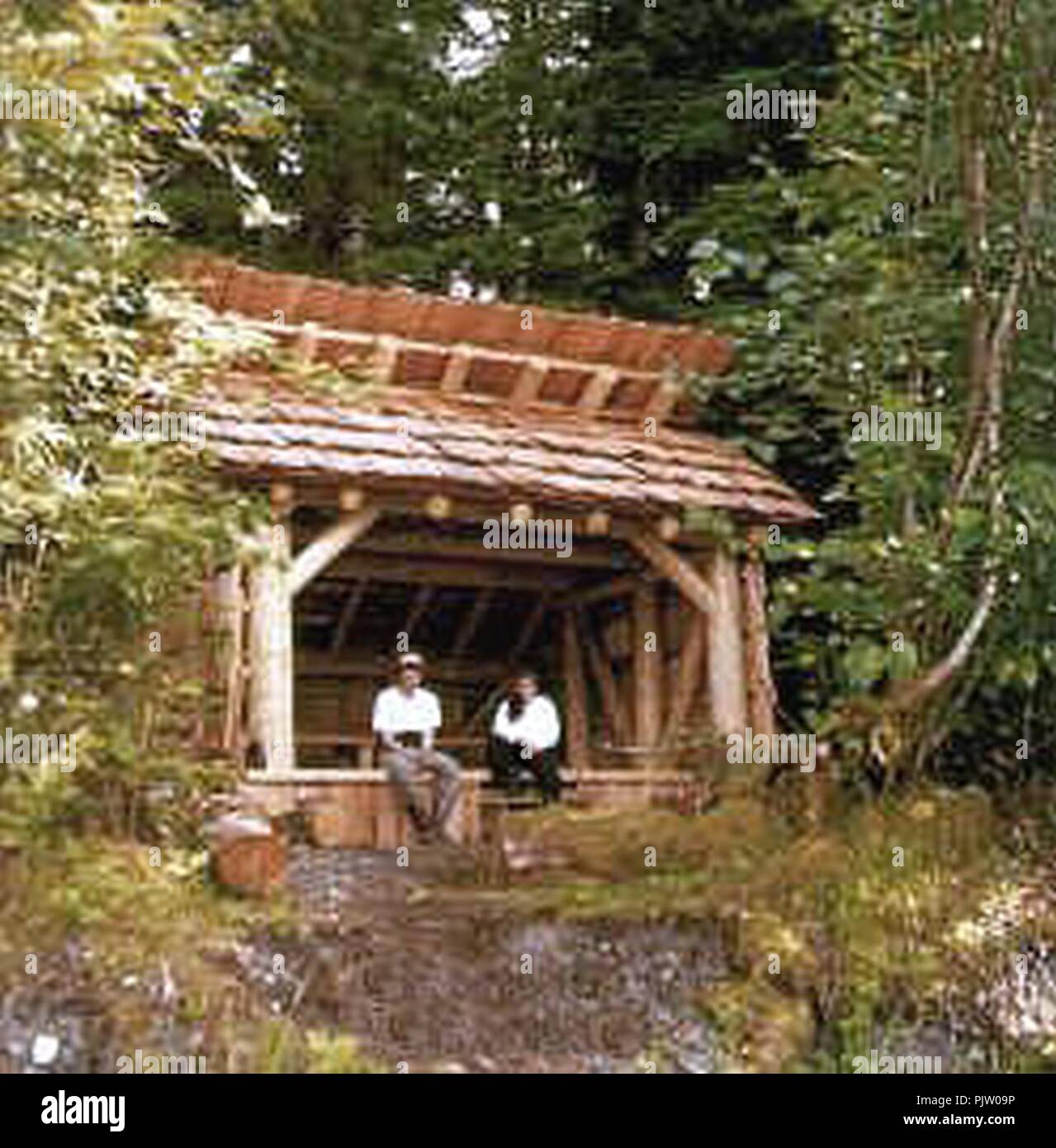 Bay of Pillars Shelter Stock Photo Alamy