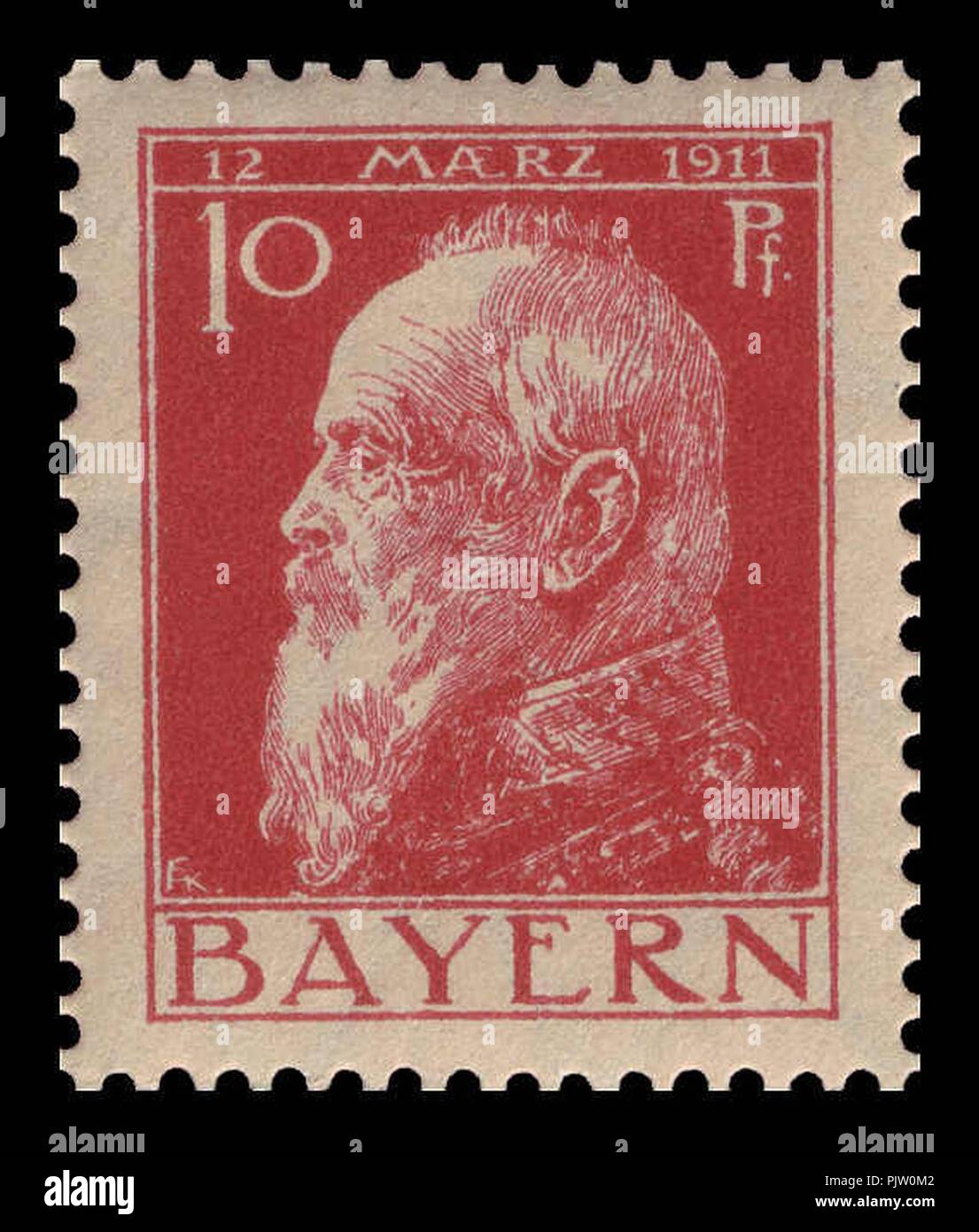 Bayern 1911 78 Prinzregent Luitpold. Stock Photo