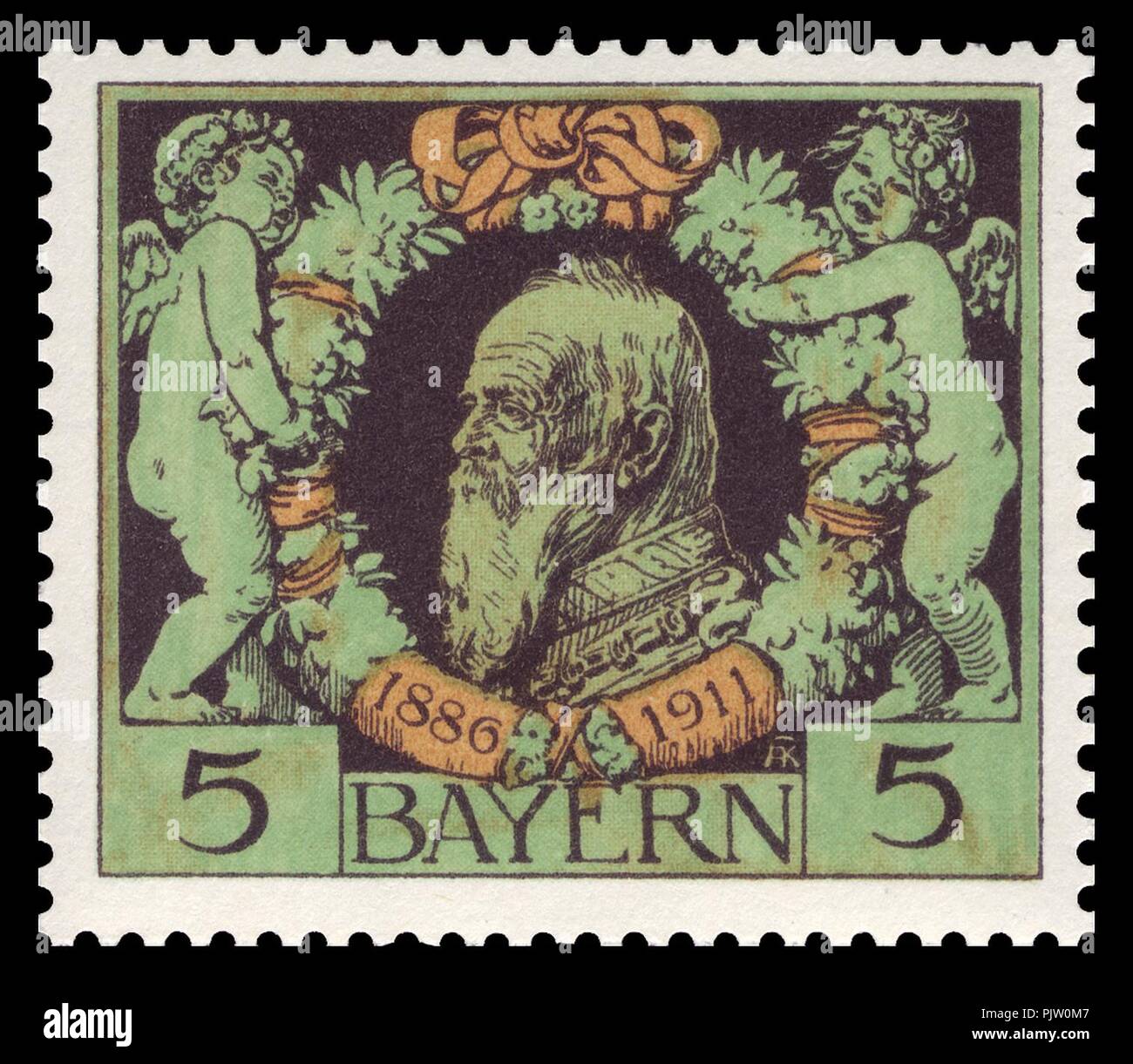 Bayern 1911 92 Prinzregent Luitpold. Stock Photo