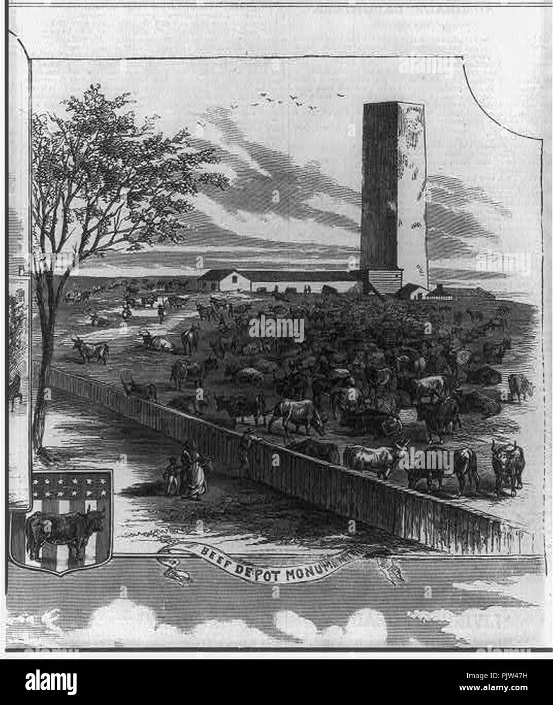 Beef Depot Monument Stock Photo Alamy