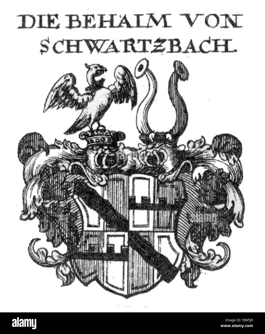 Behaim Siebmacher021 - 1703 - Patrizier Nürnberg. Stock Photo