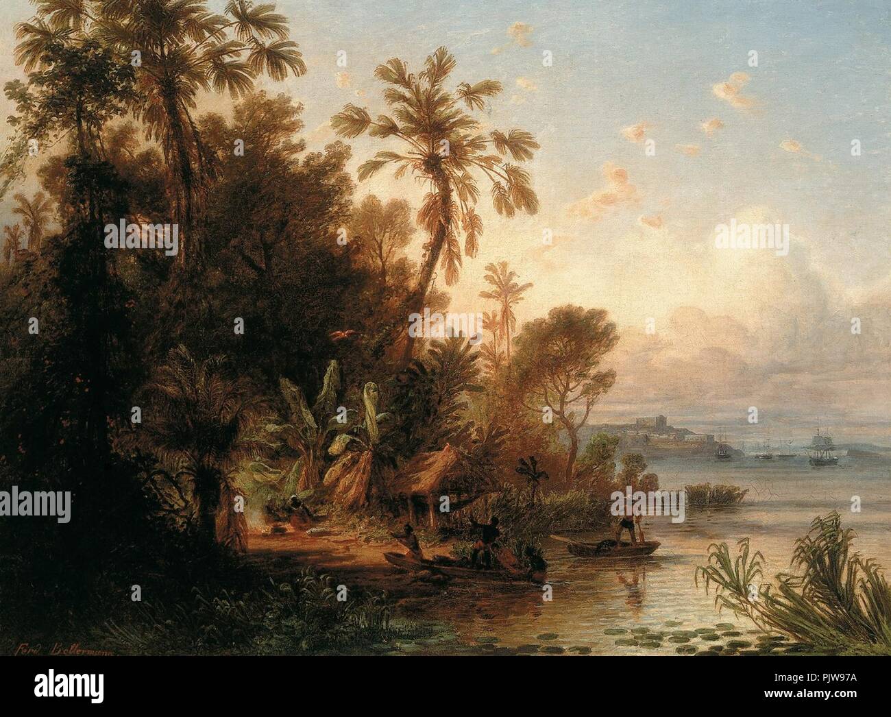 Ferdinand Bellermann 015 Stock Photo Alamy