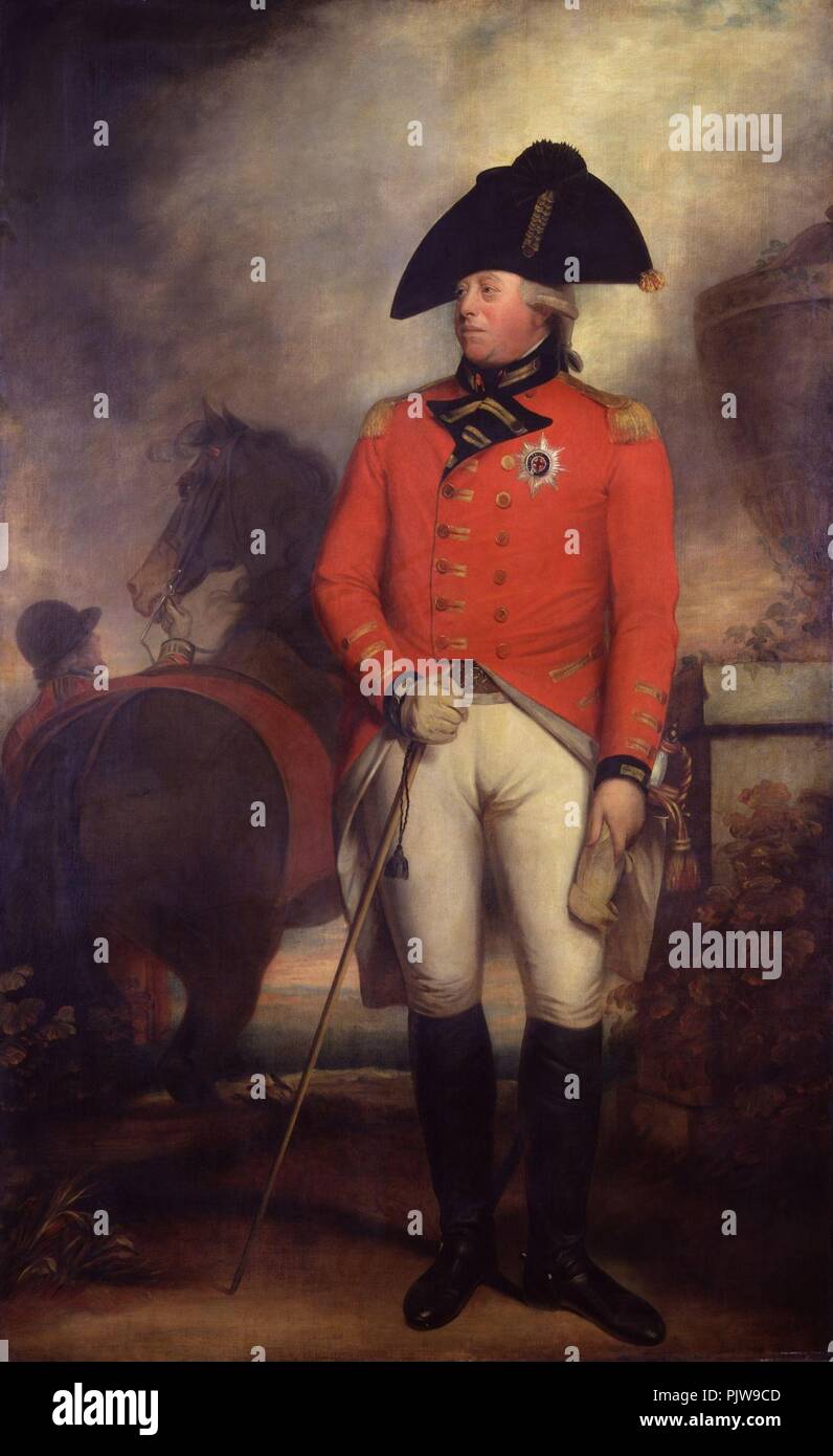 King George III by Sir William Beechey (2). Stock Photo