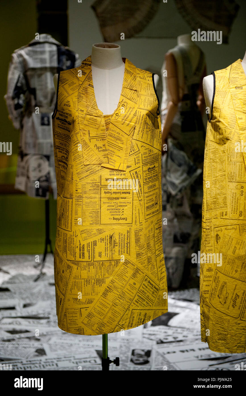 Paper fashion exhibition