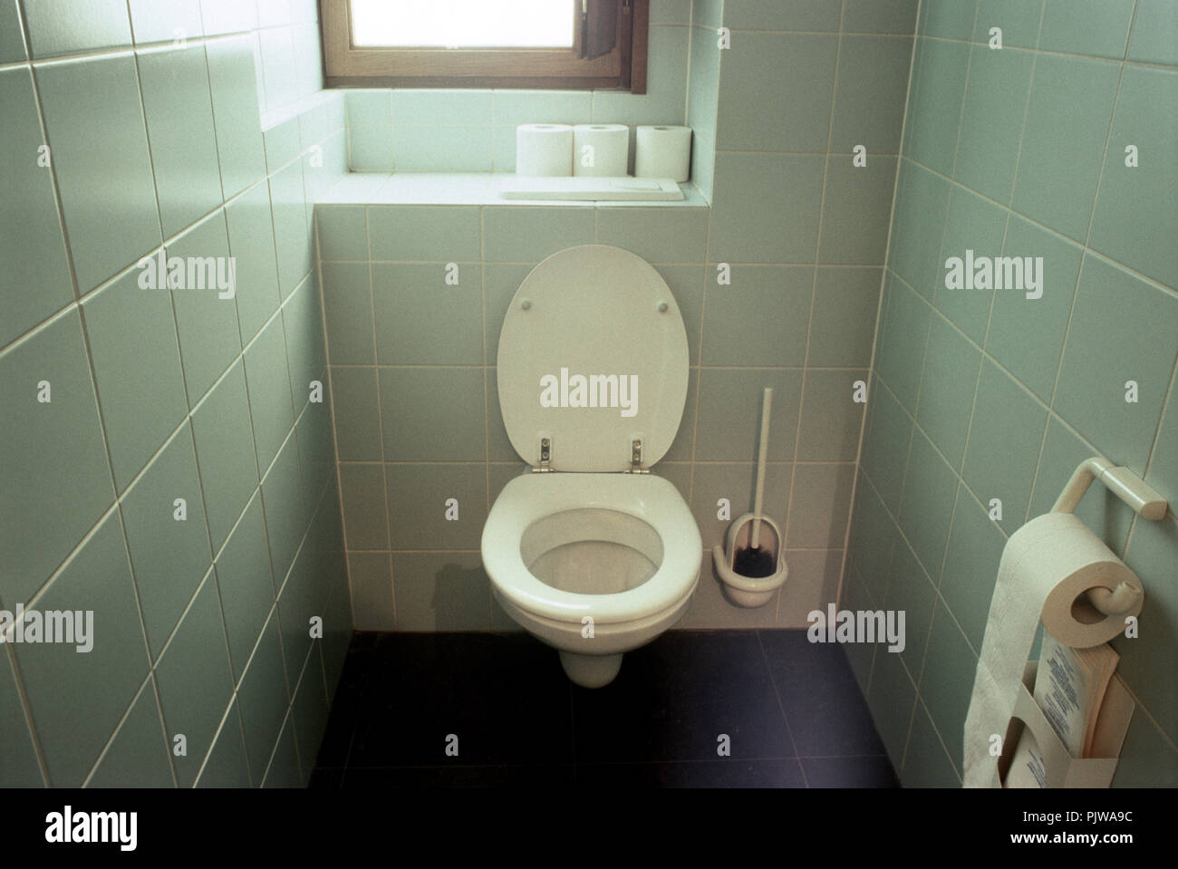 Public toilets (Belgium, 08/03/2007) Stock Photo