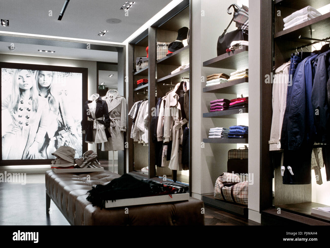 The Burberry flagstore in Antwerp (Belgium, 04/05/2007 Stock Photo - Alamy