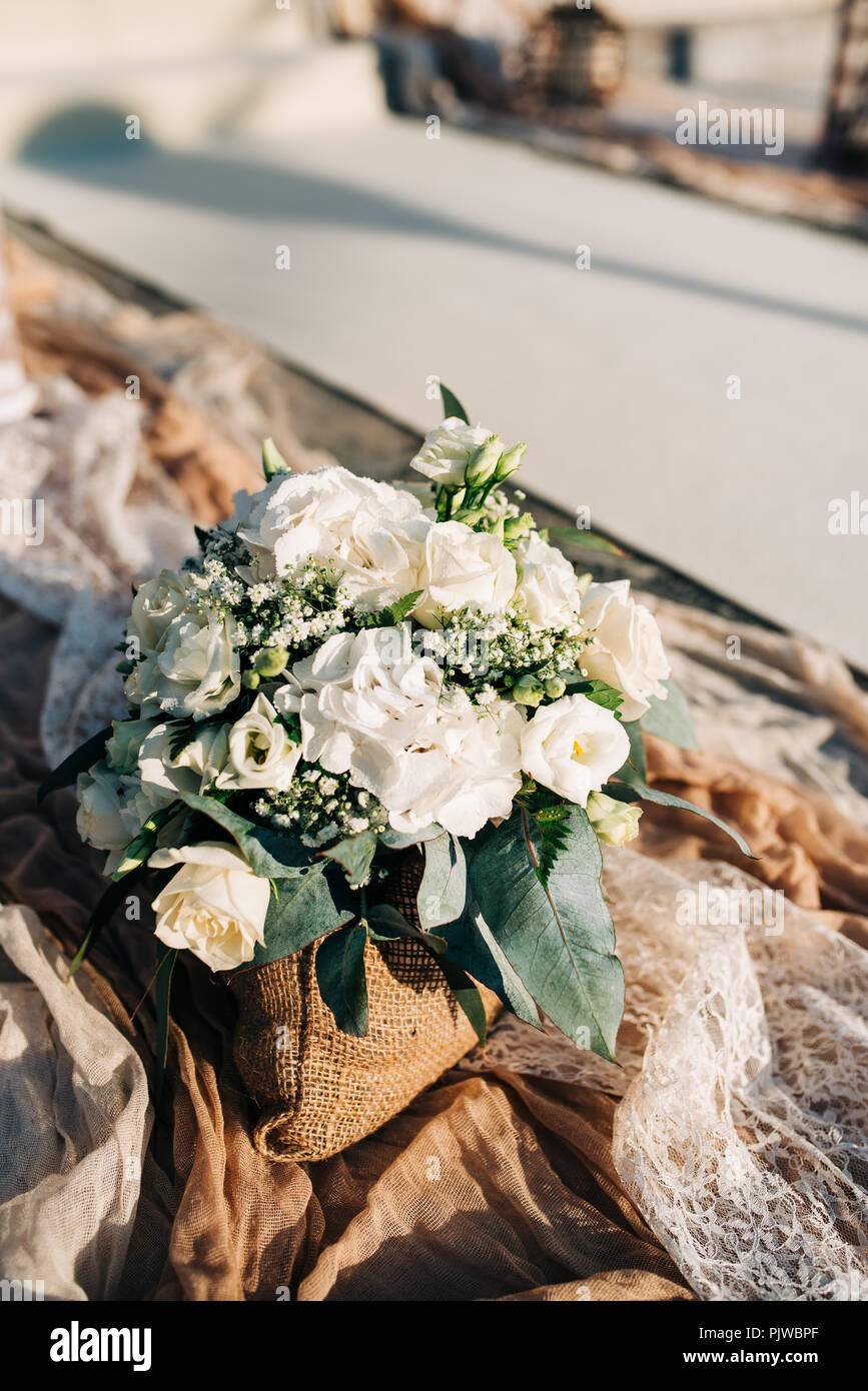 wedding detail, flowers, wedding day Stock Photo Alamy