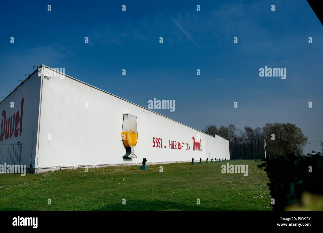 The Duvel Moorgat brewery in Breendonk (Belgium, 28/03/2011) Stock Photo