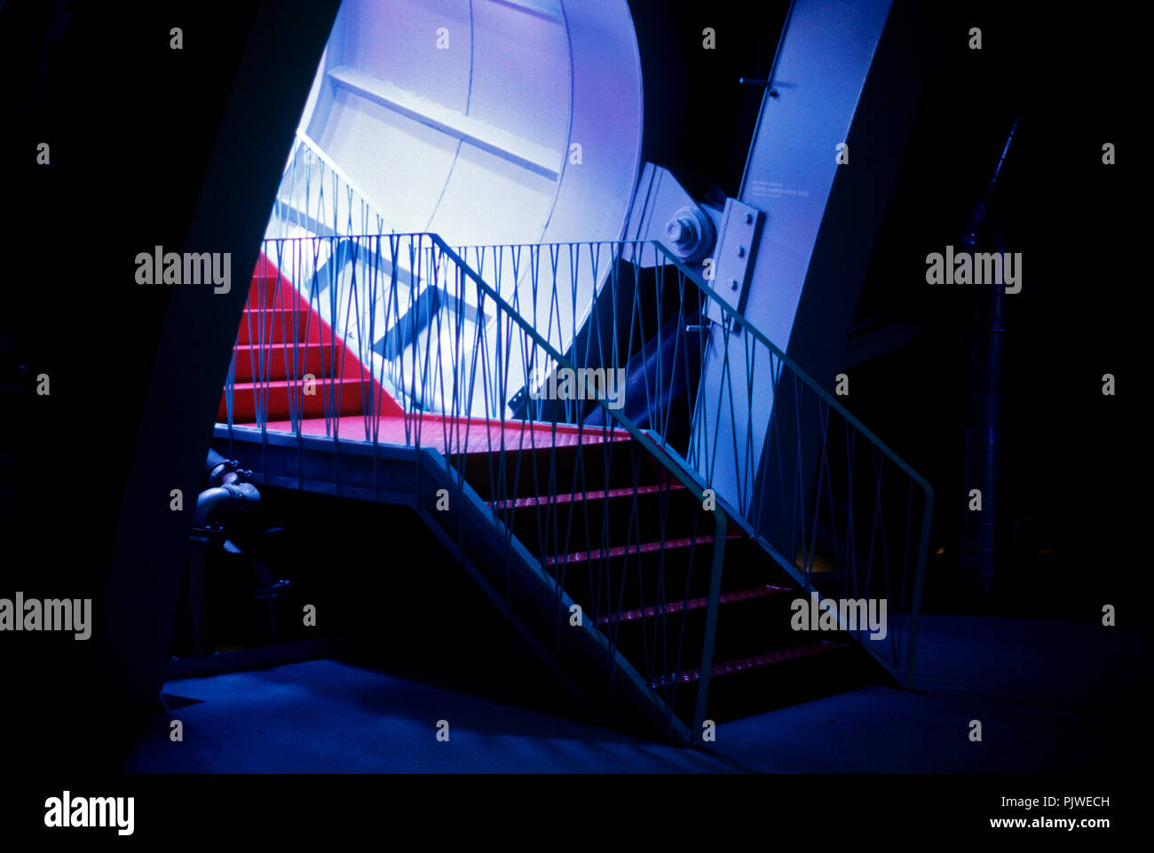 interior of the Atomium, Brussels, Belgium, 14/02/2006 Stock Photo - Alamy