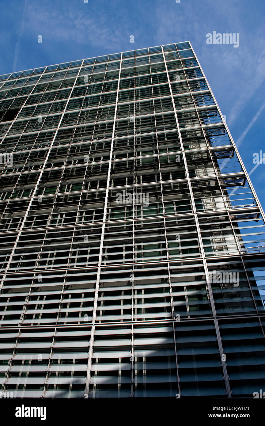 The Berlaymont building of the European Commission in Brussels (Belgium, 29/04/2010) Stock Photo