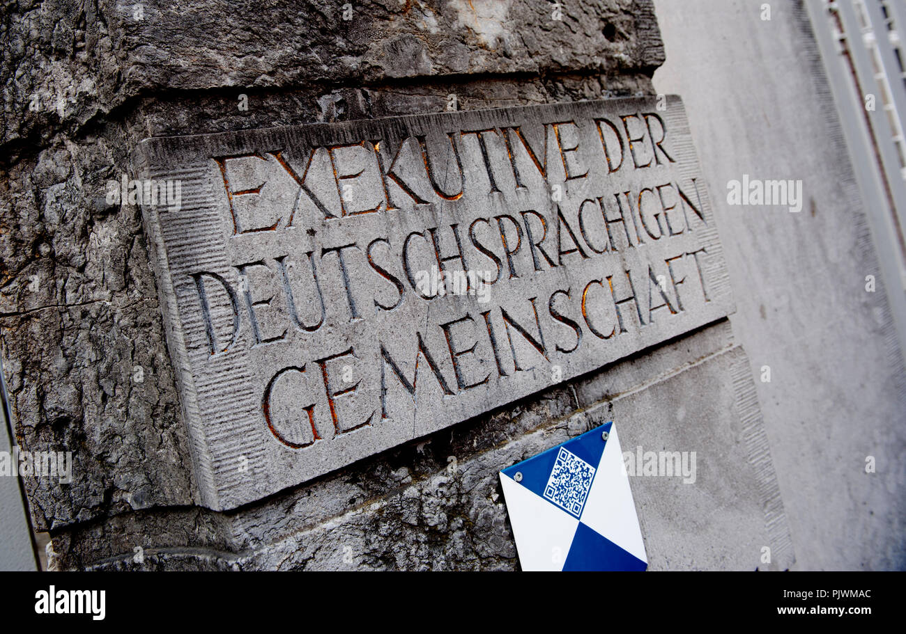 The Executive of the German-speaking Community in Eupen (Belgium, 23/02/2014) Stock Photo