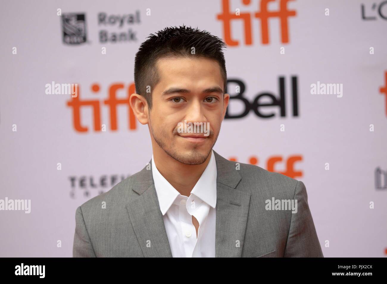 Toronto, Canada. 8th September 2018. David Zaldivar attends the premiere of 'Ben Is Back' during the 43rd Toronto International Film Festival, tiff, at Princess of Wales Theatre in Toronto, Canada, on 08 September 2018. | usage worldwide Credit: dpa picture alliance/Alamy Live News Stock Photo