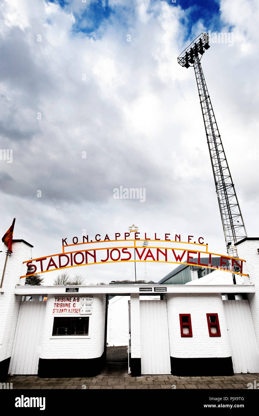 The Jos Van Wellen football stadium of Royal football club Cappellen FC