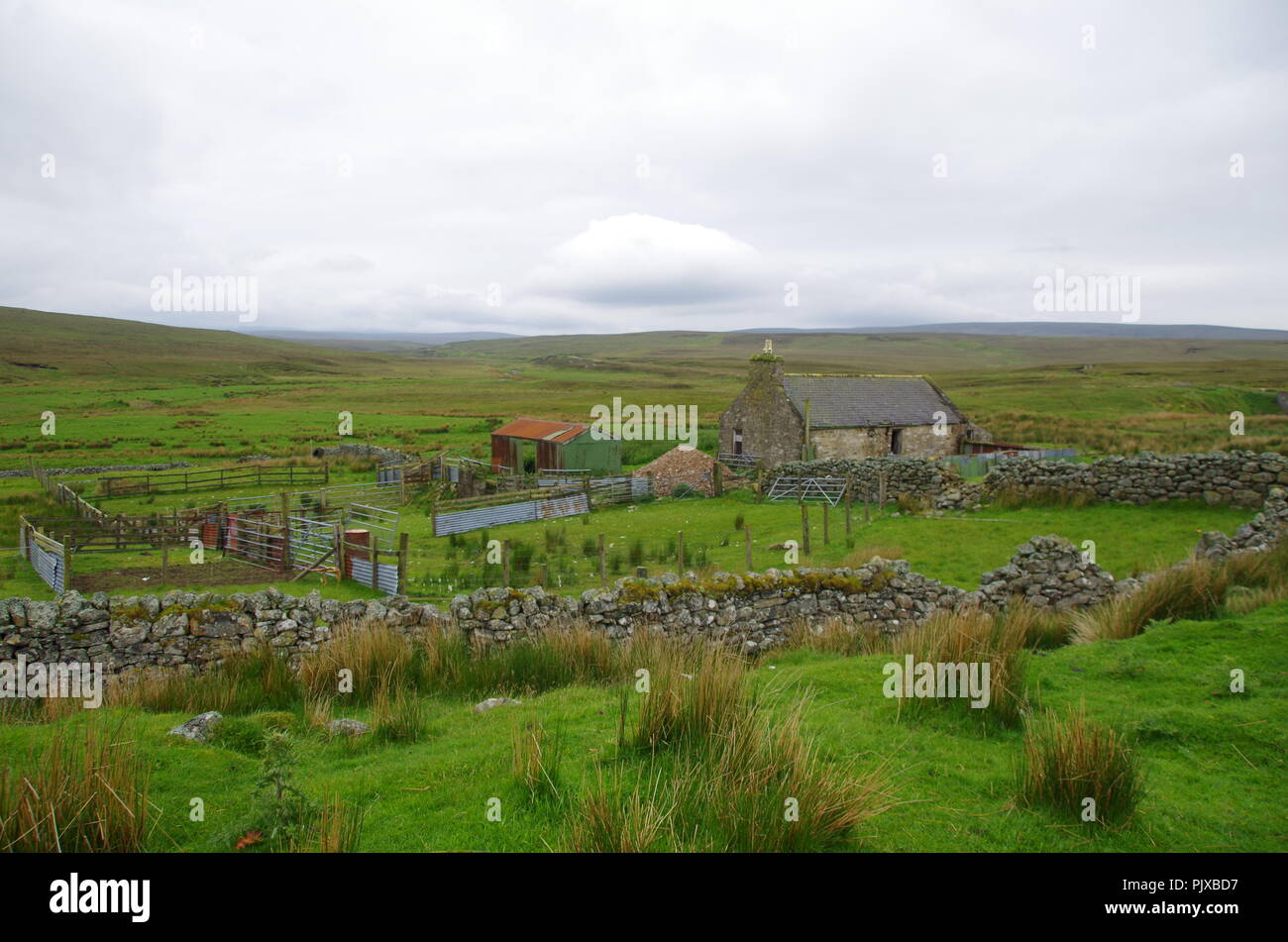 Abandoned crofts. John o' groats (Duncansby head) to lands end. End to