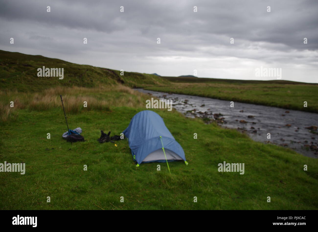 Wild Camping John O Groats Duncansby Head To Lands End End To End Trail Caithness Highlands Scotland Uk Stock Photo Alamy
