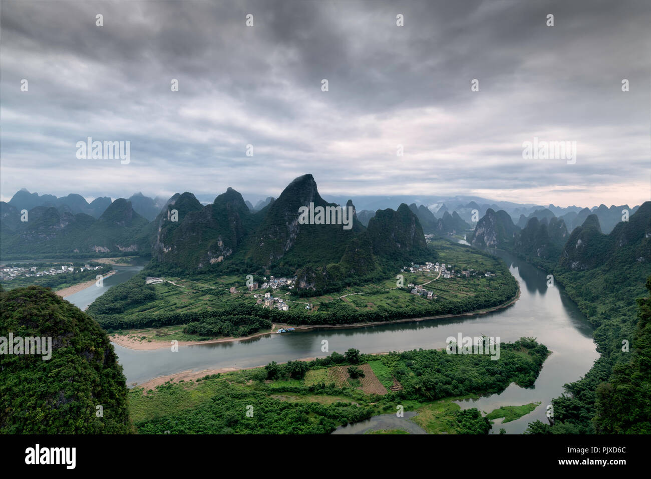 Beautiful karst hills scenery hi-res stock photography and images - Alamy