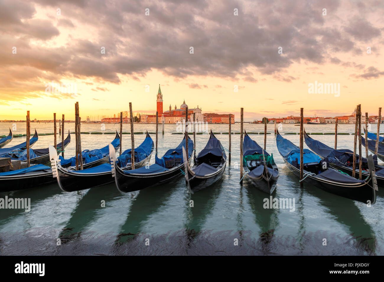 Venice sunrise. Stock Photo
