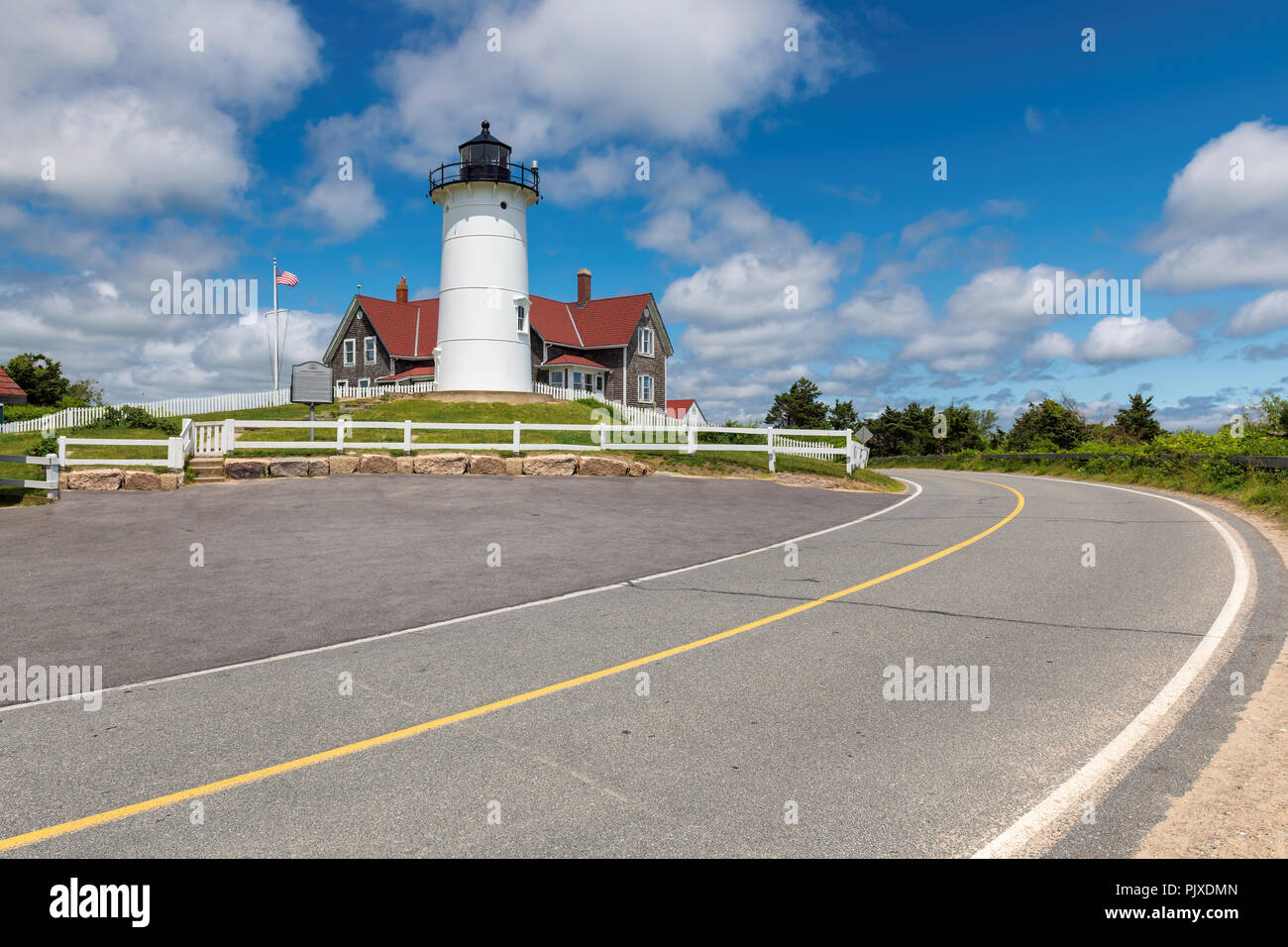 Cape Cod Lighthouse. Stock Photo
