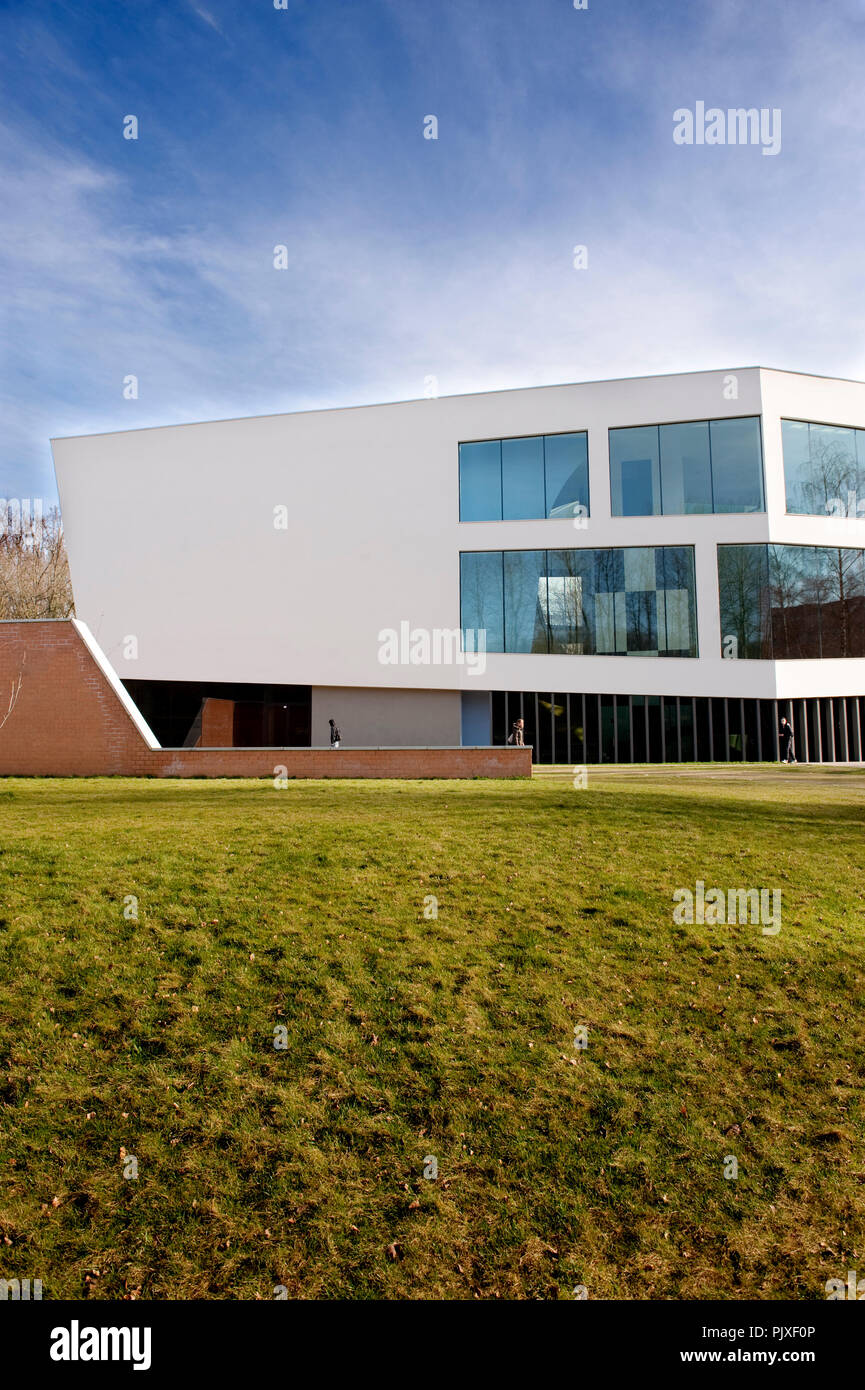 The Hergé Museum in Louvain-La-Neuve, designed by architect Christian De Portzamparc (Belgium, 02/03/2011) Stock Photo