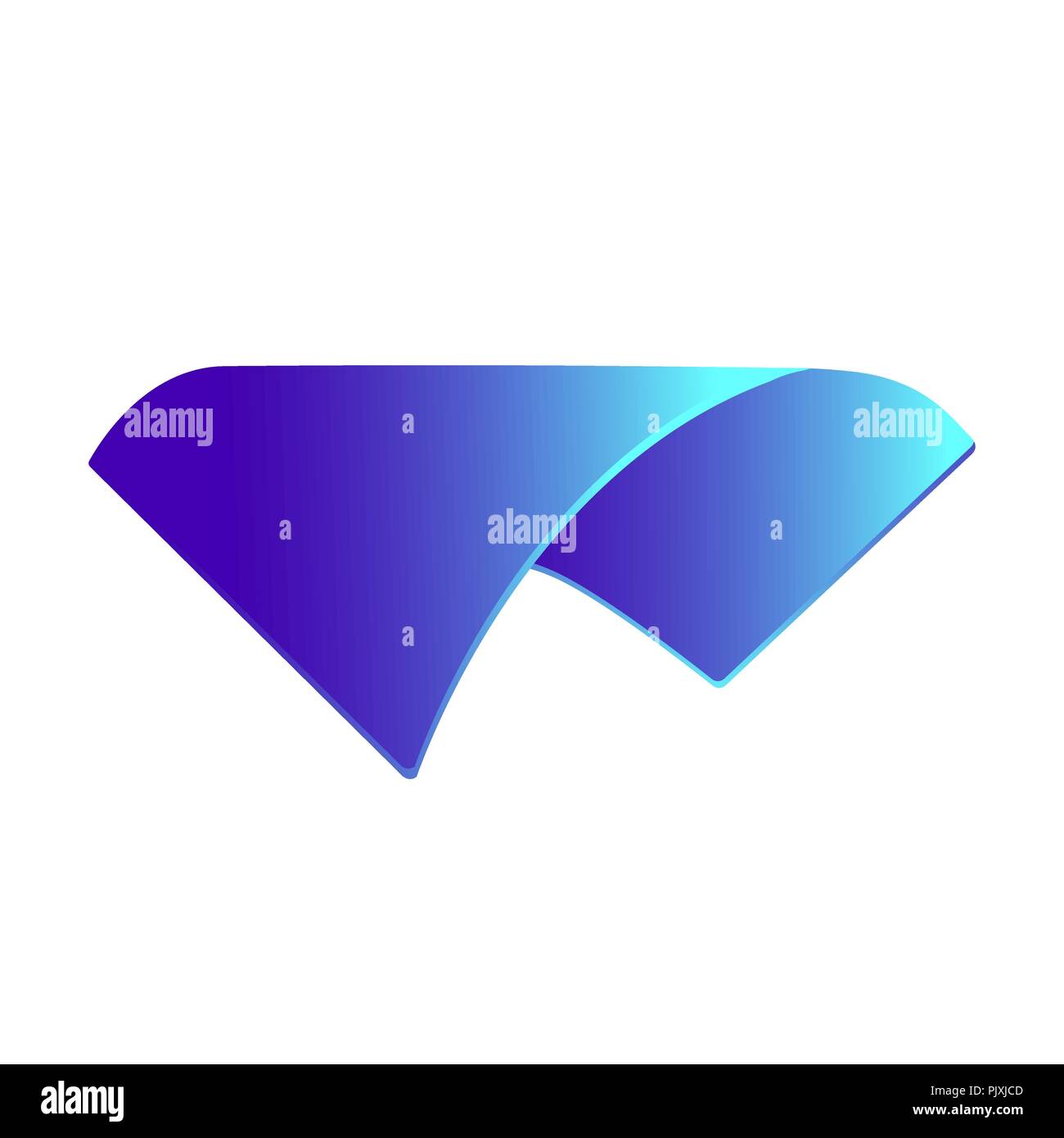 Abstract shape logo. Vector abstract logo. Abstract design element. Modern logo. Design element. Vector logo element Stock Vector
