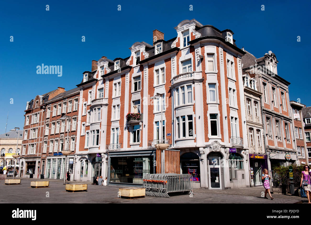 The Place d'Armes square in Namur (Belgium, 04/09/2013) Stock Photo