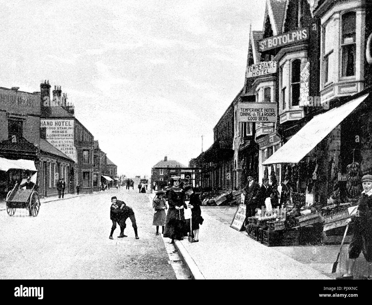 High Street, Mablethorpe, early 1900s Stock Photo Alamy