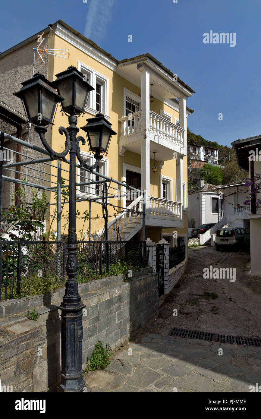 Old house in village of Panagia, Thassos island, East Macedonia and