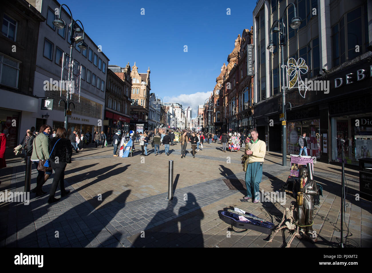 Leeds, Life, People Stock Photo Alamy