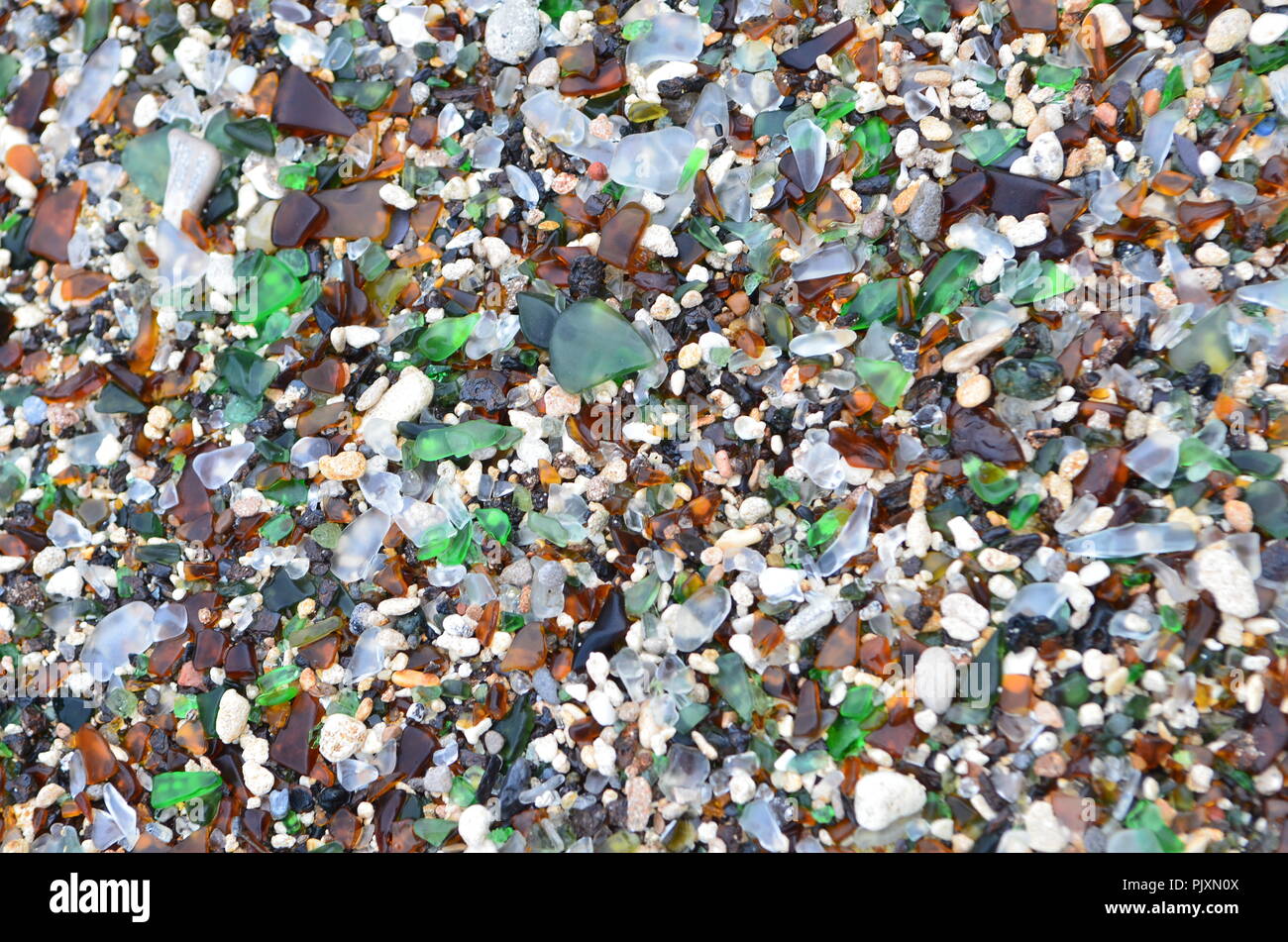Glass Beach Bermuda Stock Photo Alamy