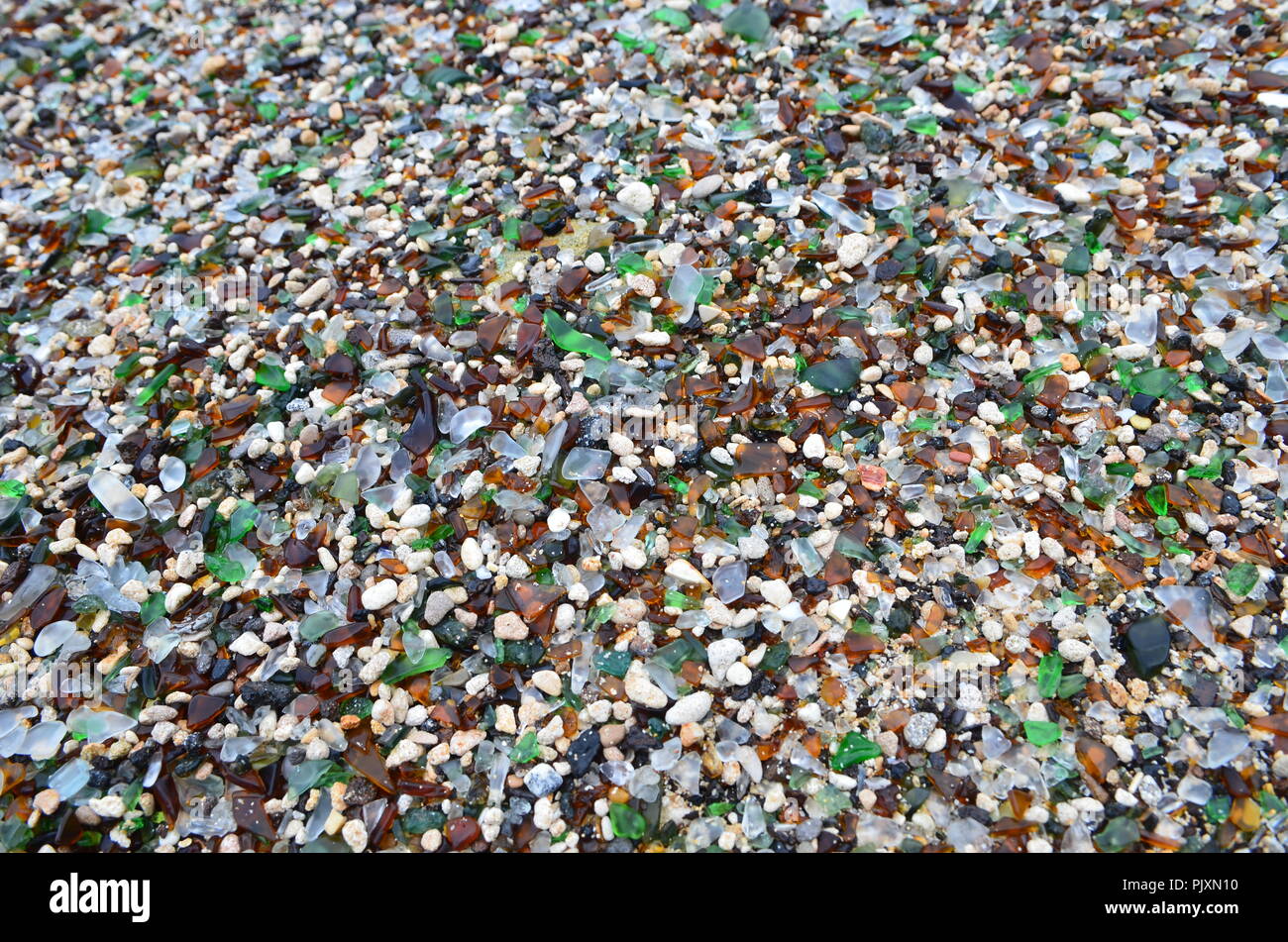 Glass Beach Bermuda Stock Photo Alamy