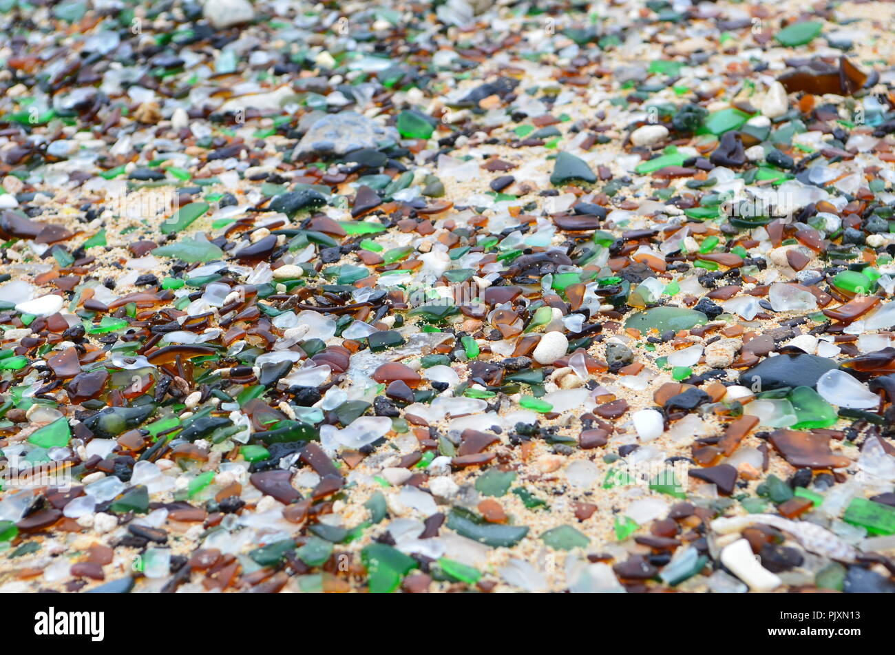 Glass Beach Bermuda Stock Photo Alamy