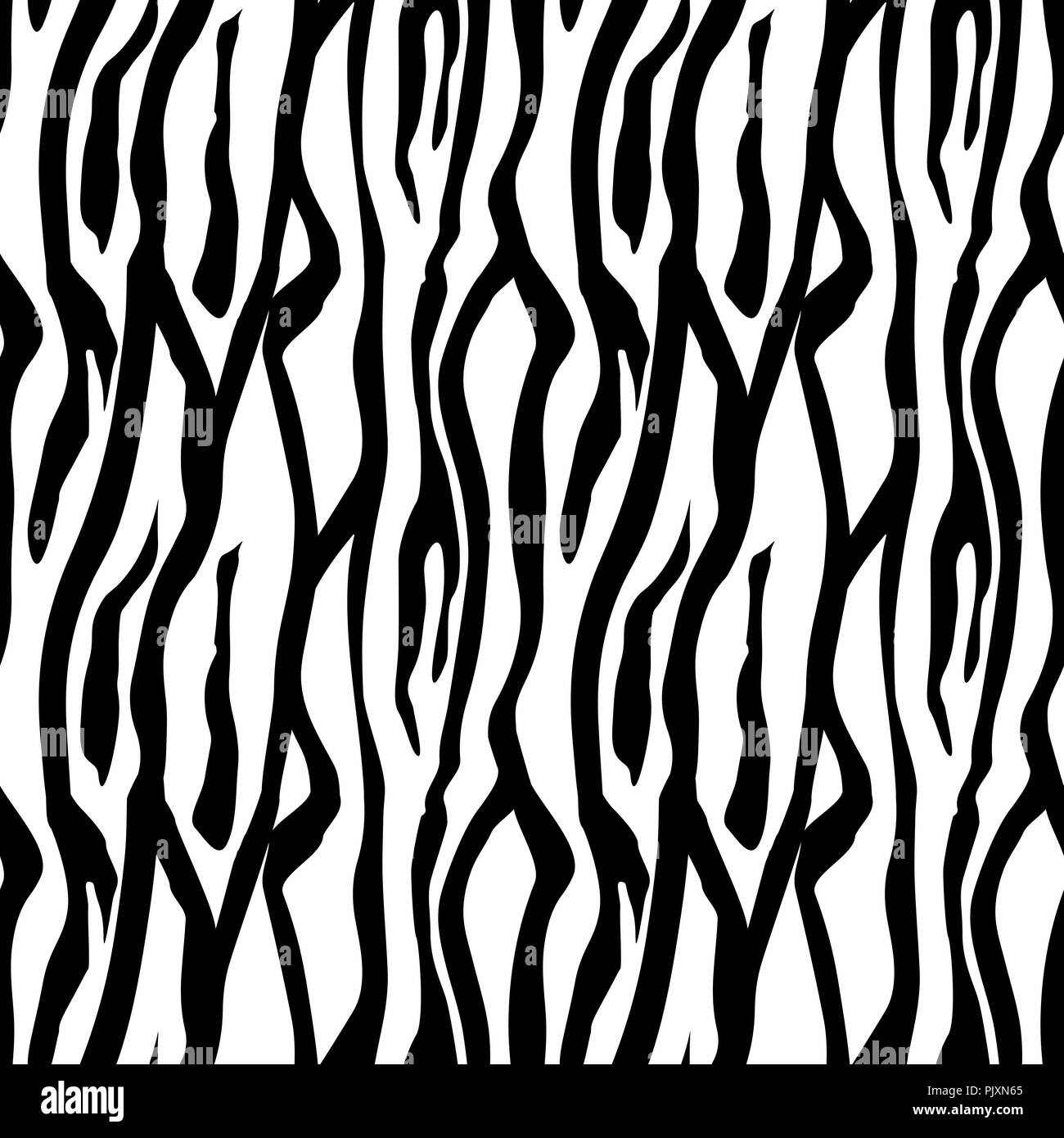 Zebra Stripes Seamless Pattern. Zebra print, animal skin, tiger stripes