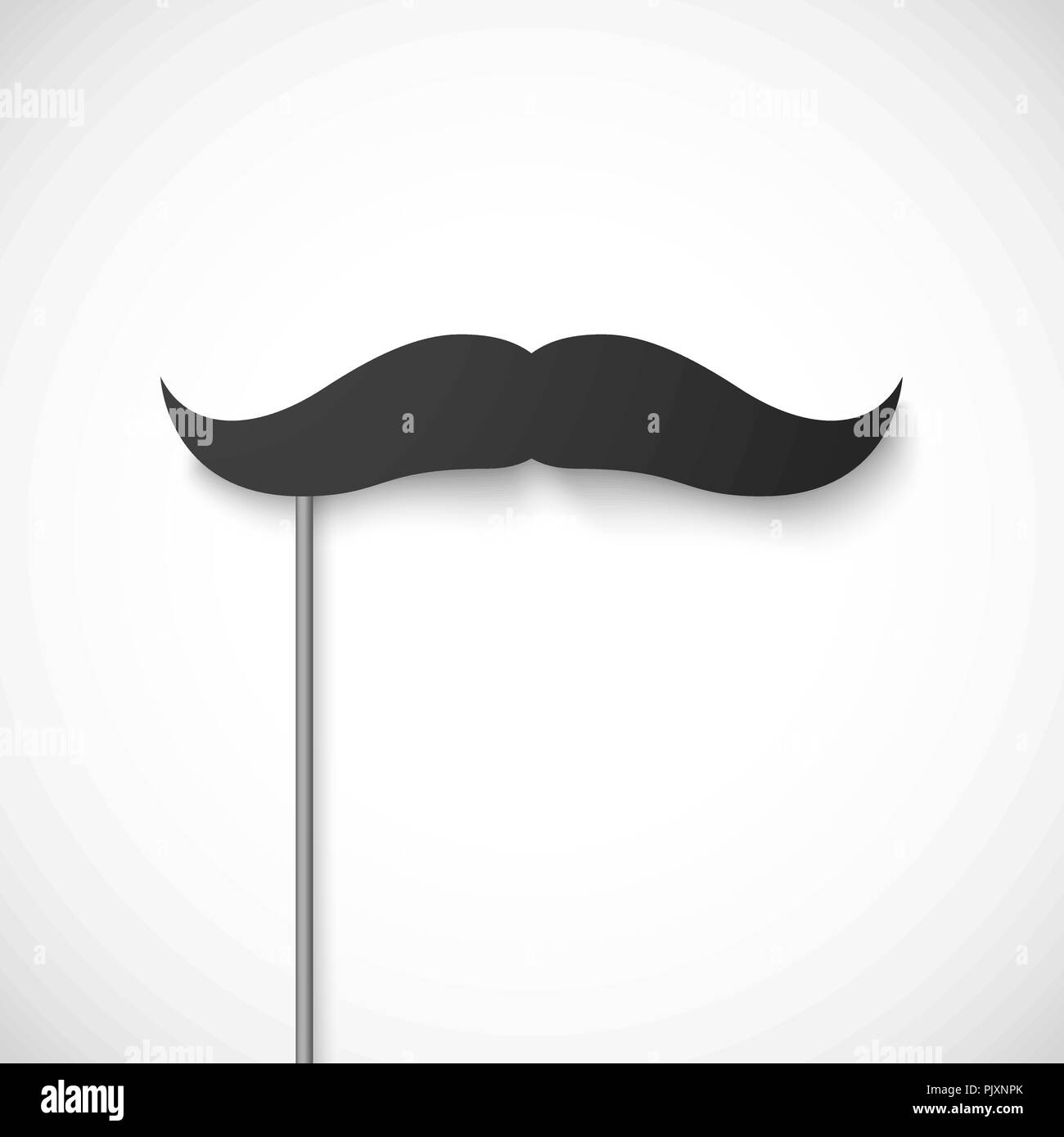 Mustache season. Fake mustache mask. Vector illustration Stock Vector