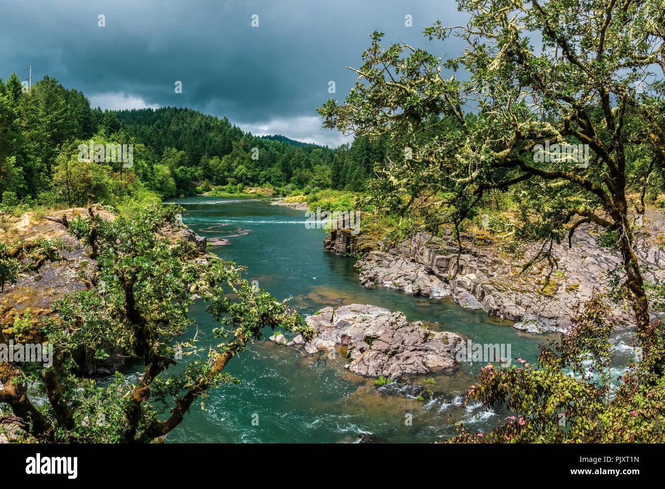 Umpqua river wild and scenic river hires stock photography and images