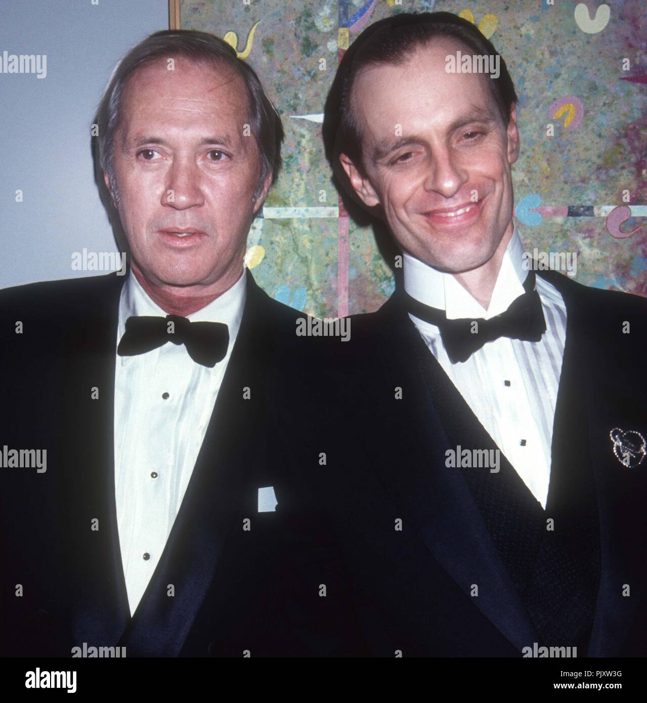 David Carradine Keith Carradine 1990 Photo By Adam Scull/PHOTOlink.net Stock Photo