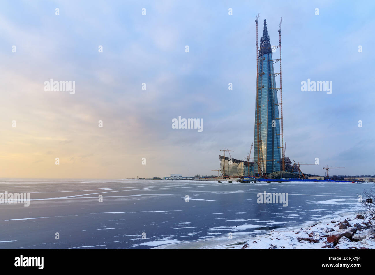 Lakhta tower hi-res stock photography and images - Alamy