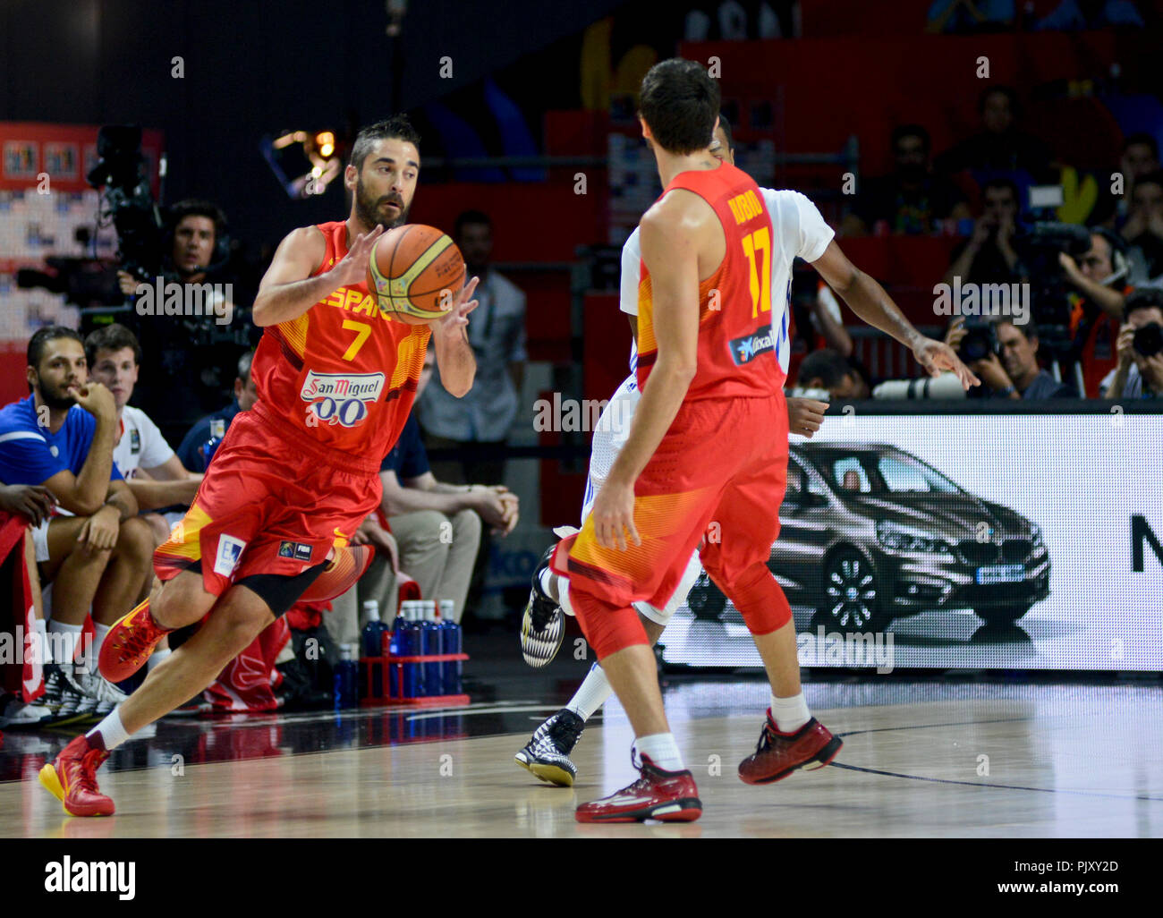 Juan Carlos Navarro. Spain Basketball National Team, Word Cup 2014 Stock Photo