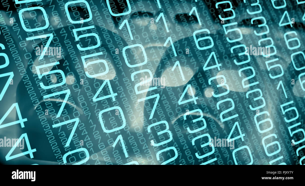 Network security procedure, ai cyber attack algorithm Stock Photo