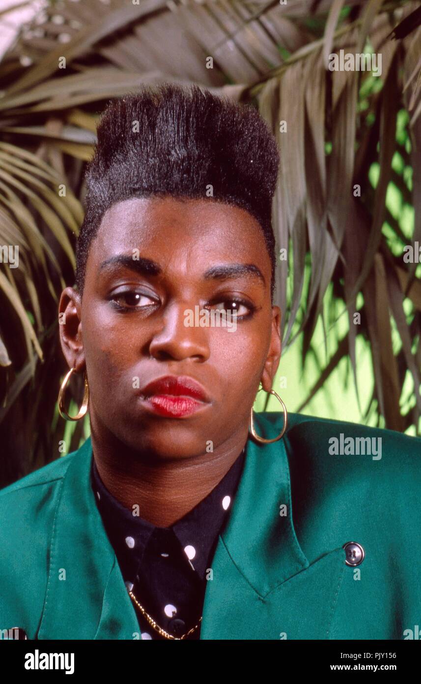 Adeva, afroamerikanische House und RnBSängerin, vor einem Konzert in