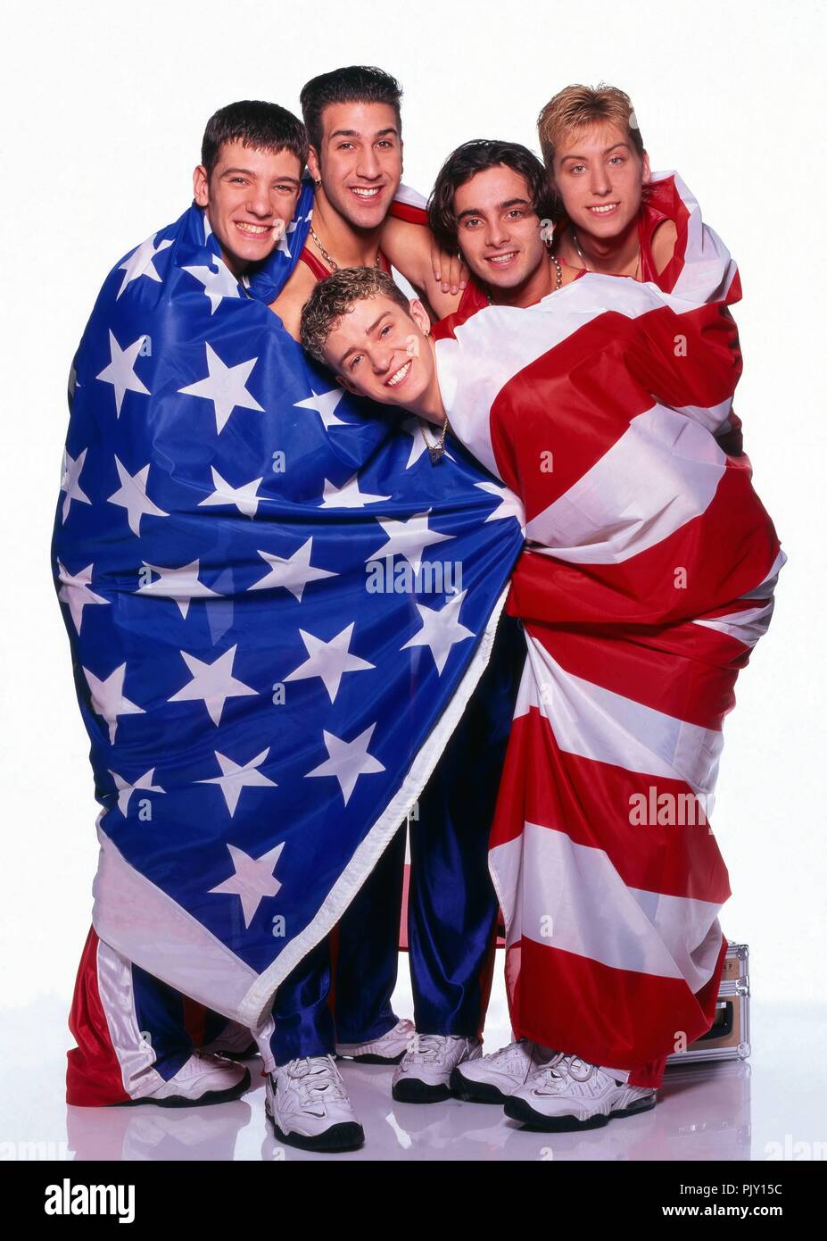 "N'Sync", amerikanische Boygroup, Deutschland 1997. American boy band