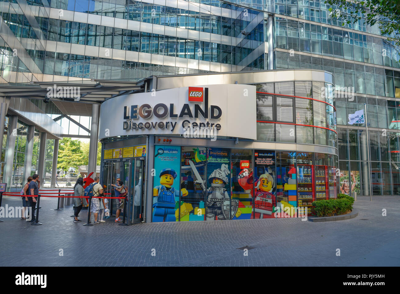 Lego country, Sony centre, place, zoo, middle, Berlin, Germany, Legoland, Potsdamer Platz, Tiergarten, Mitte, Deutschland Stock - Alamy