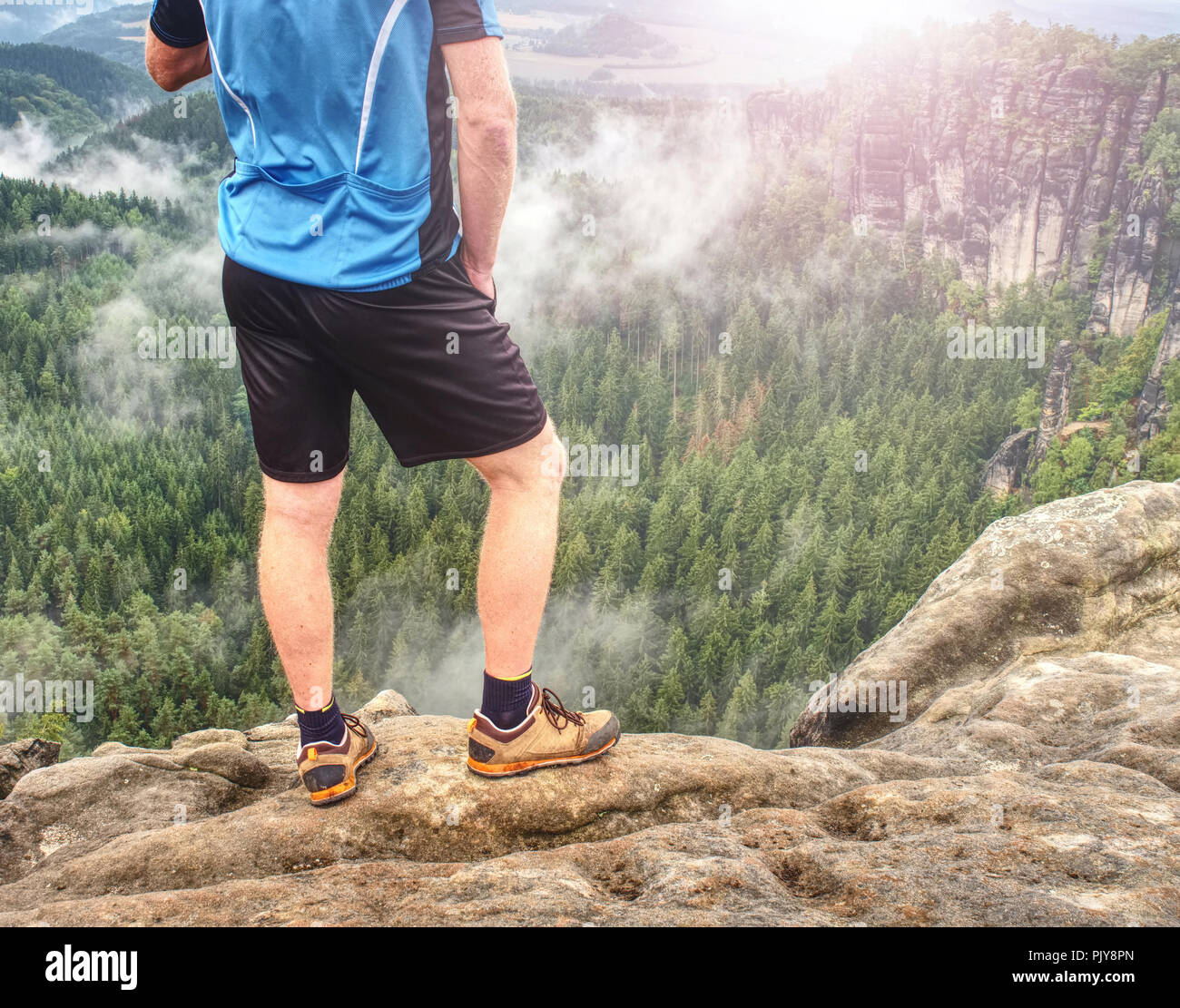 hiking shoes with shorts